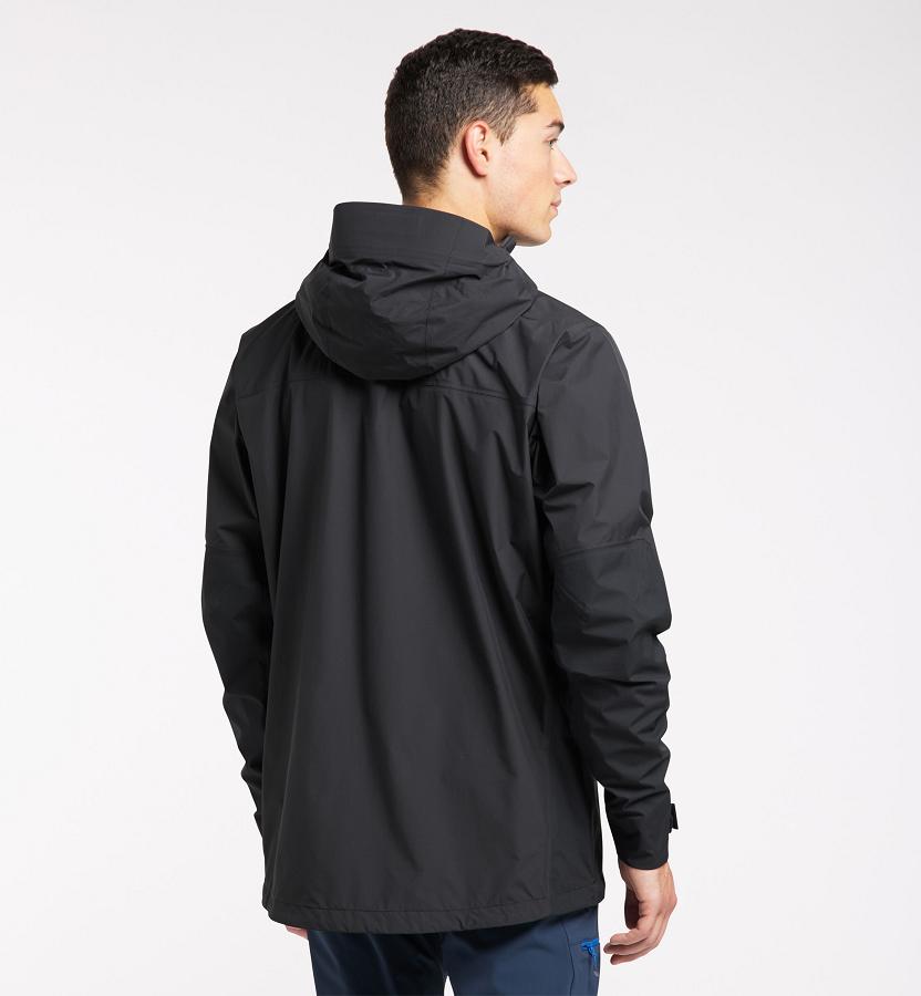 Haglöfs Mens Roc Sheer GTX Ski Jacket Black New Zealand 83906VJKE